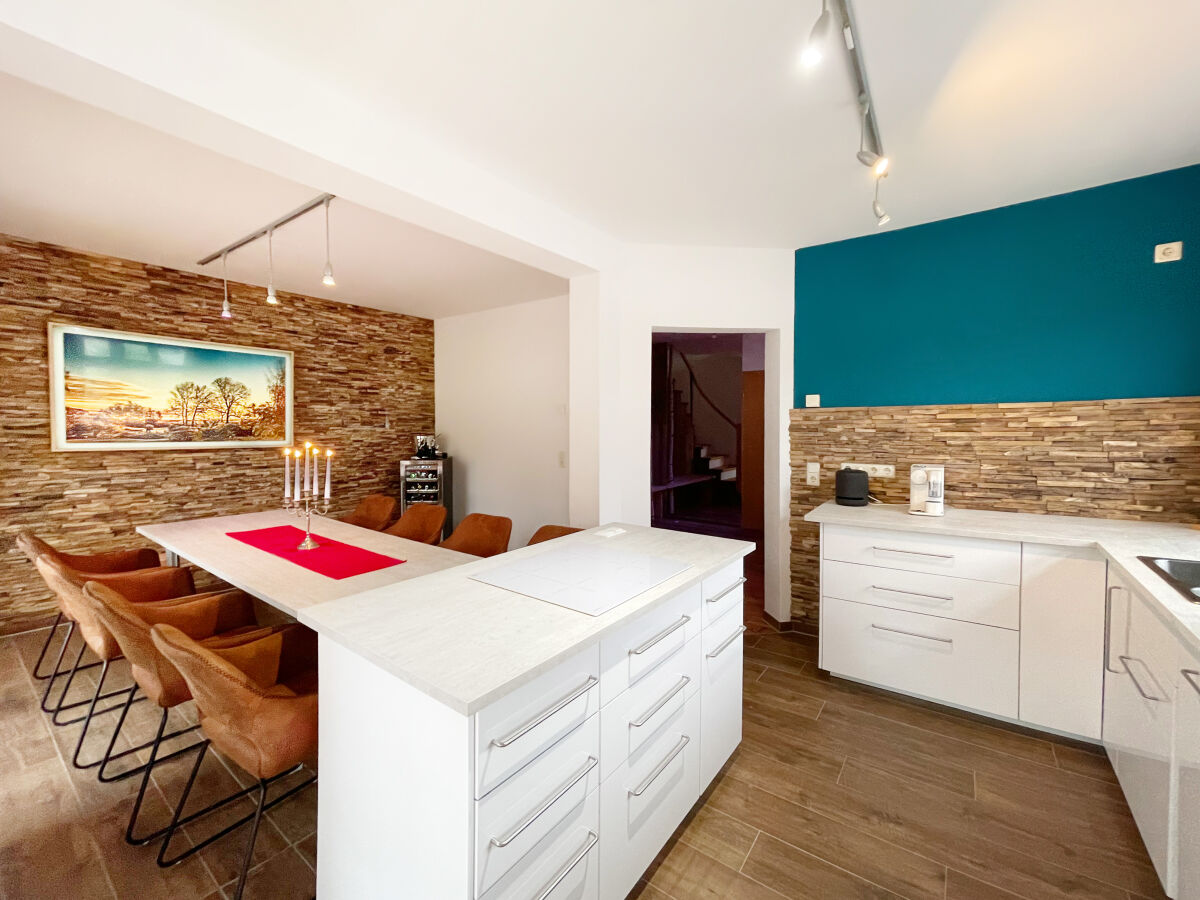 Essbereich der Luxus Ferienwohnung auf Rügen