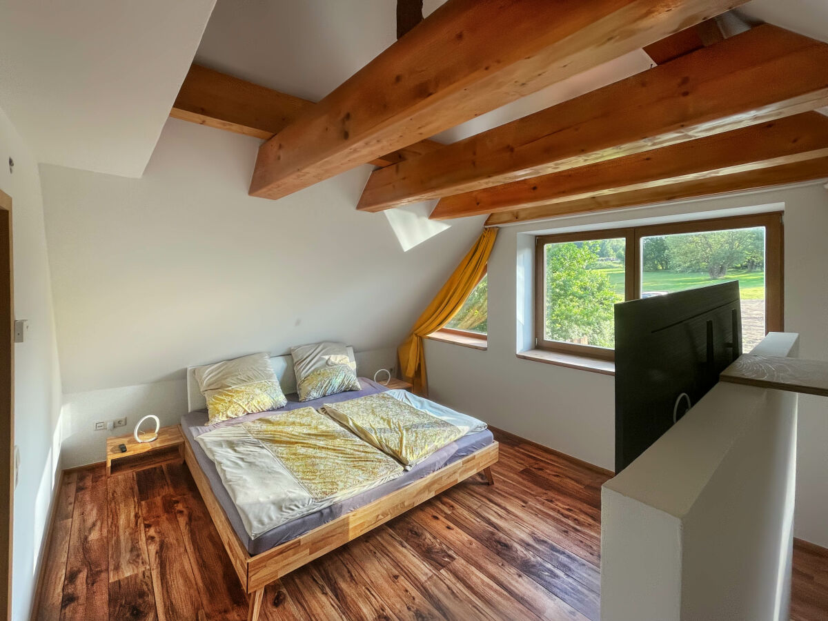 Schlafzimmer Ferienwohnung Buschvitz Rügen